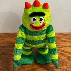 Dancing Brobee Yo Gabba Gabba Singing Dancing Large Plush 2008 Spin Master *READ